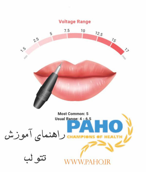 آموزش تتو لب