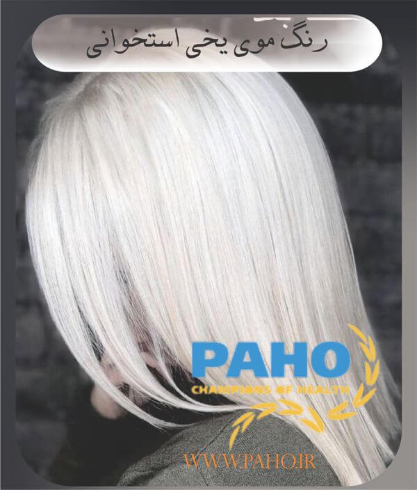 رنگ موی یخی استخوانی