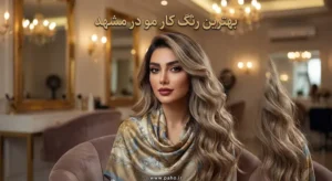 رنگ مو در مشهد