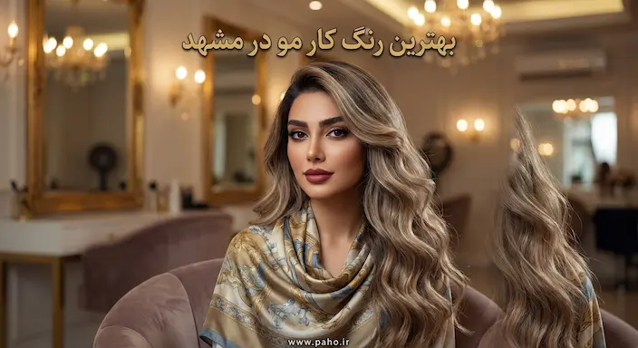 رنگ مو در مشهد