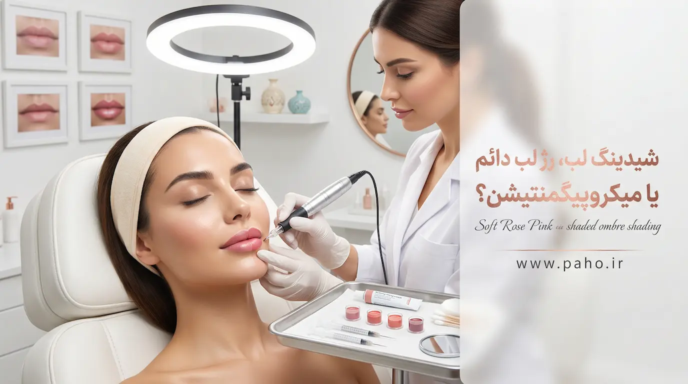 مقایسه انواع تکنیکهای آرایش دائم لب