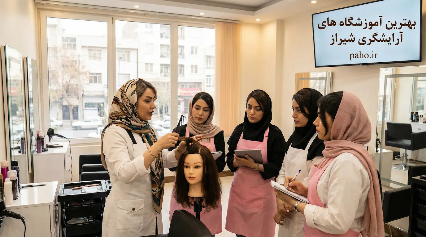 بهترین آموزشگاه های آرایشگری شیراز