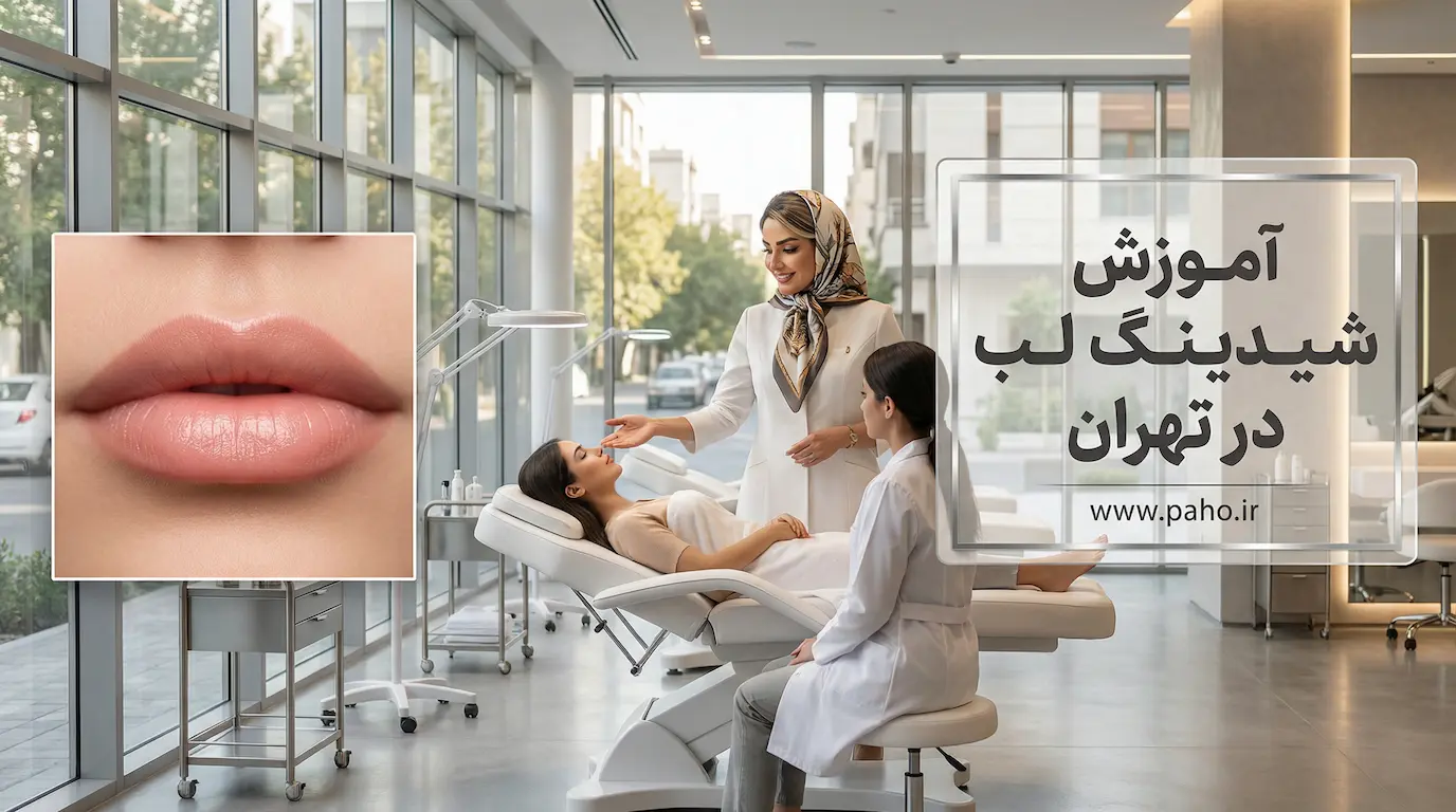 آموزش شیدینگ لب در تهران