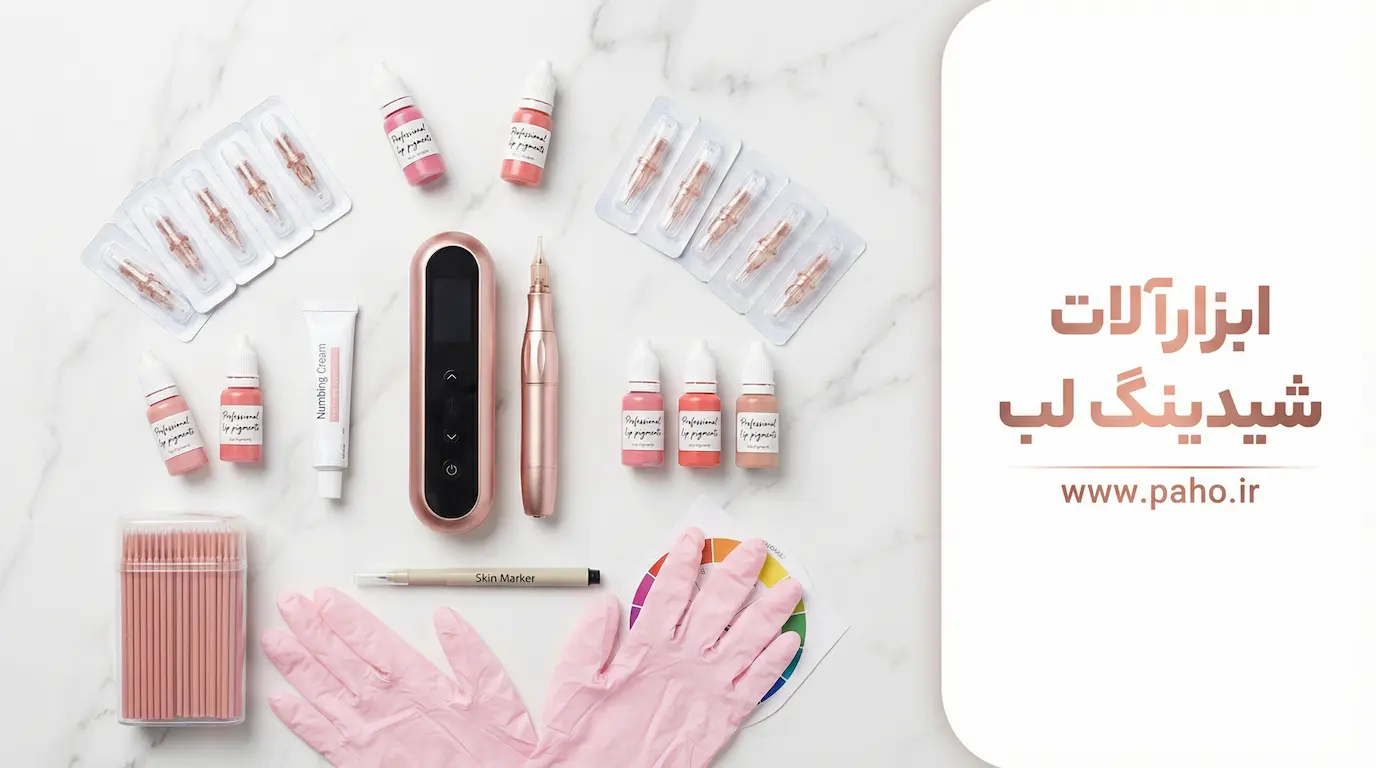 وسایل مورد نیاز شیدینگ لب
