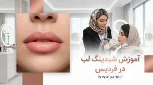 آموزش شیدینگ لب در فردیس