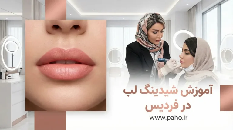 آموزش شیدینگ لب در فردیس