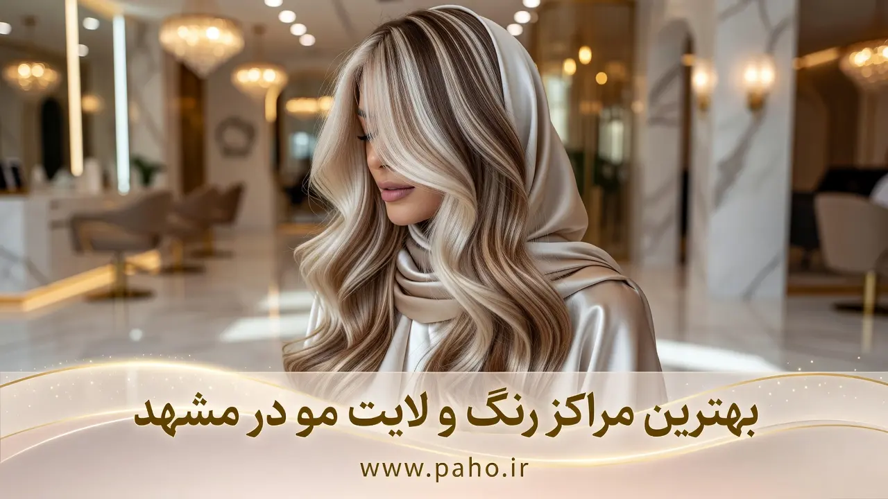 بهترین مراکز رنگ و لایت مو در مشهد؛ از وکیل‌آباد تا هاشمیه! (آپدیت ۱۴۰۵)