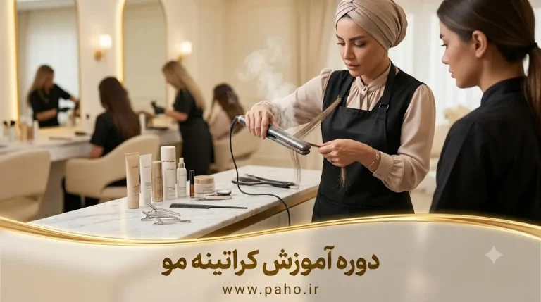 دوره آموزش کراتینه مو | یادگیری تخصصی و حرفه‌ای با مدرک معتبر