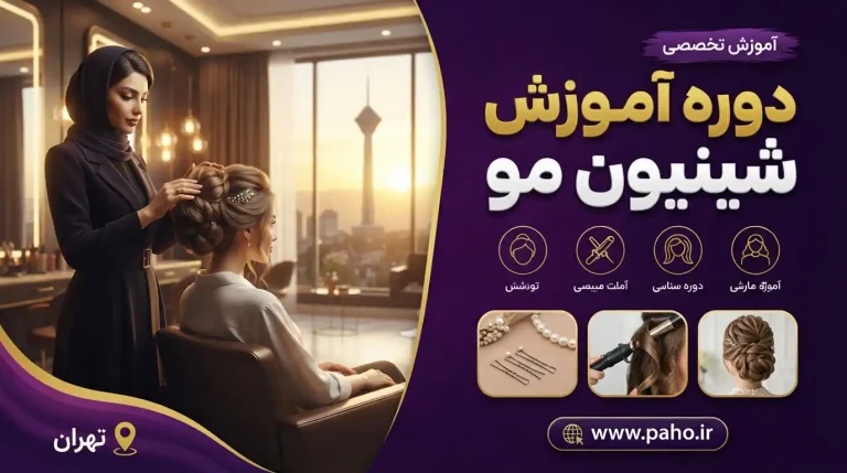 دوره آموزش شینیون مو